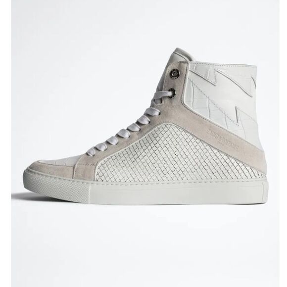 ZADIG & VOLTAIRE High Flash Keith Sneakers New - Picture 13 of 13